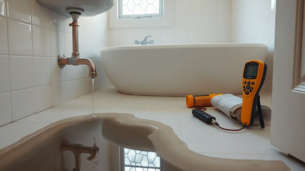 Insurer-ready escape of water trace and access report in Egham